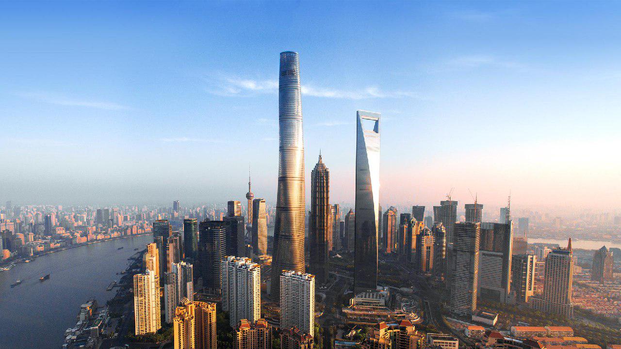 Шанхайская башня в Китае