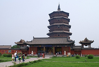 Пагода Шакьямуни в Тайюане в Китае