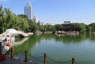 Народный парк Урумчи в Китае