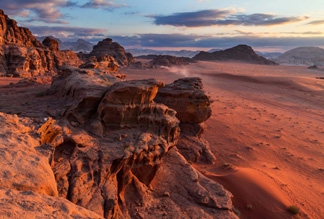 Марсианская пустыня Вади-Рам в Иордании