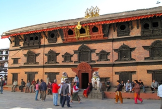 Храм Кумари-Гхар в Непале
