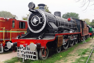 Национальный музей железнодорожного транспорта в Дели в Индии