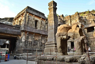Храмовый комплекс Эллора в Махараштре Индии