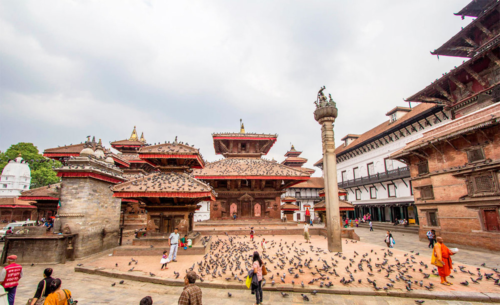 Площадь Хануман-Дхока в Непале