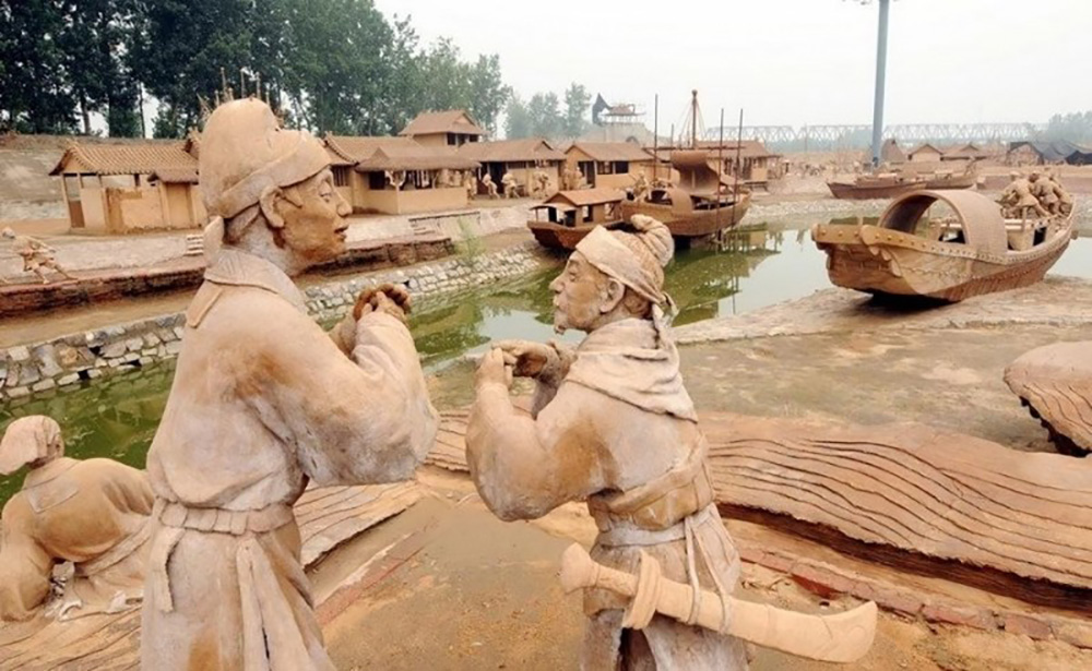 Парк глиняных скульптур в Таншань