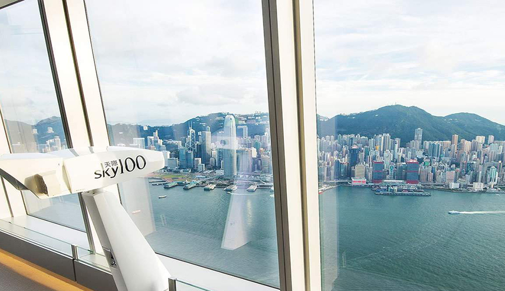Смотровая площадка Sky 100 в Гонконге